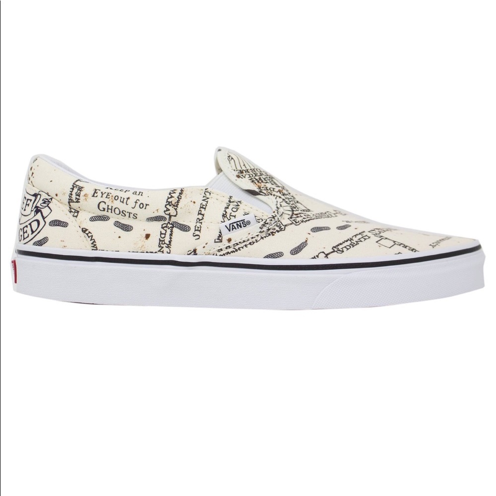 NWT Marauder’s map slip on vans